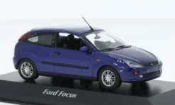 Ford Focus MK I, blau, 1998, 1:43, Maxichamps