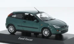 Ford Focus MK I, grün, 1998, 1:43, Maxichamps