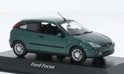 Ford Focus MK I, grün, 1998, 1:43, Maxichamps