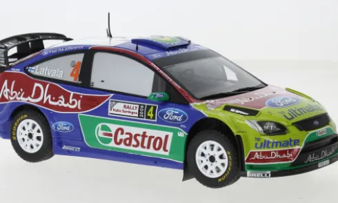 Ford Focus RS WRC, Rallye WM, Rallye Sardinien, 2009, #4, J-M.Latvala/M.Antilla, 1:24, IXO