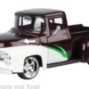Ford F-100 Pick Up, dunkelrot/weiss, 1956, 1:24, Motormax