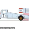 Ford F-350 Ramp Truck, hellblau, 1970, 60th Anniversary 24 Hours of Le Mans 1966, #1, 1:18, ACME