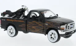 Ford F-350 Super Duty, schwarz/Dekor, Harley-Davidson, 1:24, Maisto