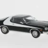 Ford Gran Torino, schwarz/weiss, 1976, 1:87, Brekina