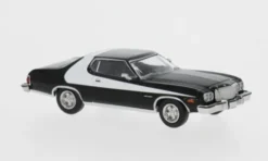 Ford Gran Torino, schwarz/weiss, 1976, 1:87, Brekina