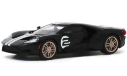 Ford GT 66 Heritage Edition, schwarz/silber, 2017, 1:43, Greenlight