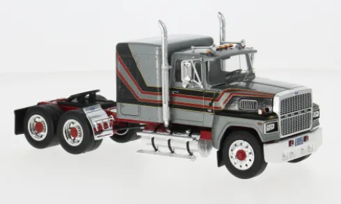 Ford LTL 9000, dunkelgrau/rot, 1978, 1:43, IXO