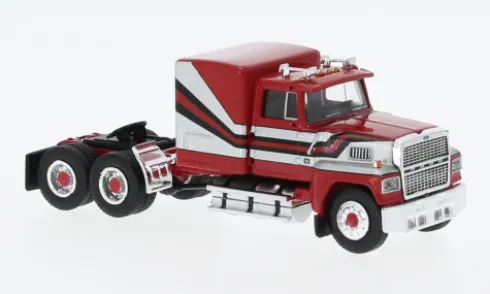 Ford LTL 9000, rot/silber, 1978, 1:87, Brekina