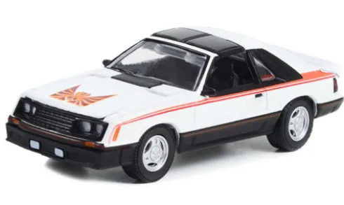 Ford Mustang Cobra, weiss/Dekor, 1981, 1:64, Greenlight