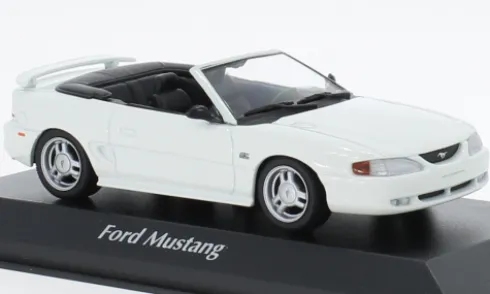 Ford Mustang Convertible, weiss, 1994, 1:43, Maxichamps
