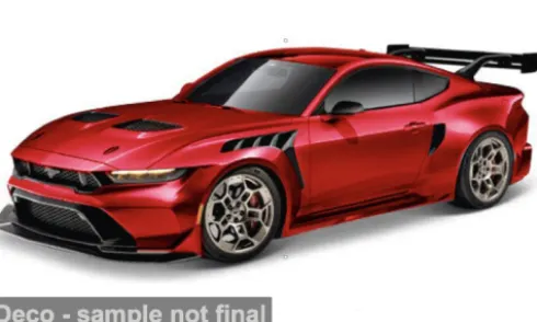 Ford Mustang GTD, rot, 2025, 1:43, Bburago