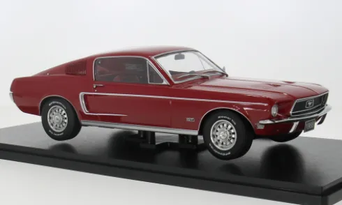 Ford Mustang GT Fastback, rot, 1968, 1:18, KK Scale