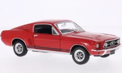 Ford Mustang GT Fastback, rot, 1967, 1:24, Welly