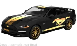 Ford Mustang GT, schwarz/gold, 2018, 1:24, Motormax