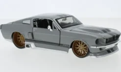 Ford Mustang GT Tuning, hellgrau/schwarz, 1967, 1:24, Maisto