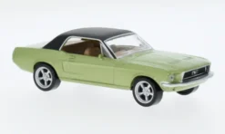 Ford Mustang, hellgrün/schwarz, 1968, 1:43, Norev