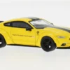 Ford Mustang LB Works, gelb/schwarz, 2015, 1:64, Mini GT