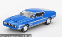 Ford Mustang Mach 1, blau, 1971, 1:64, Mini GT