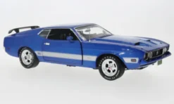 Ford Mustang Mach 1, dunkelblau, 1973, 1:18, Auto World