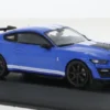 Ford Mustang Shelby GT 500 Fast Track, blau/weiss, 2020, 1:43, Solido