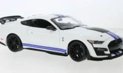 Ford Mustang Shelby GT500, weiss/blau, 2020, 1:18, Maisto