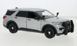 Ford Police Interceptor Utility, silber, 2022, 1:24, Motormax