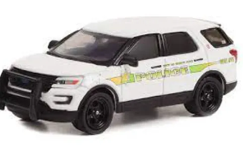 Ford Police Interceptor Utility, 2017, City of North Pole Police (AK), 1:64, Greenlight