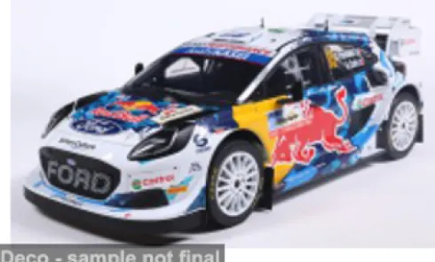 Ford Puma Rally 1 Hyprid, Rally Japan, 2024, #16, A.Fourmaux/A.Coria, 1:18, Solido