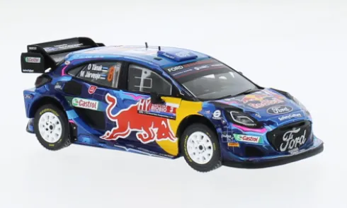 Ford Puma Rally1, Rallye WM, Rally Chile, 2023, Red Bull, #8, O.Tanak/M.Jarveoja, 1:43, IXO