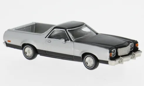 Ford Ranchero 500, silber, 1977, 1:87, Brekina