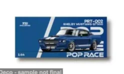 Ford Shelby Mustang GT500, blau/weiss, Tokyo Station Exclusives, 1:64, Pop Race
