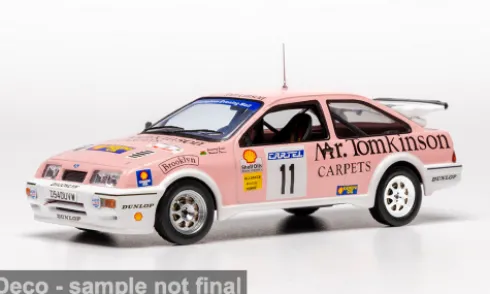 Ford Sierra RS Cosworth, Cartel International Rally, 1989, #11, G.Evans/H.Davies, 1:43, IXO