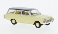 Ford Taunus P3 Turnier, beige/dunkelgrau, 1964, 1:87, Brekina