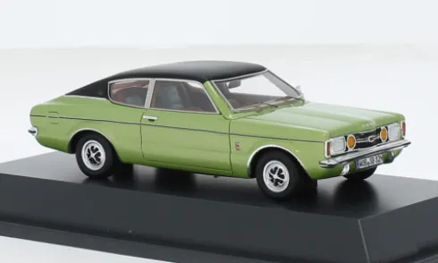 Ford Taunus (TC I) Coupe, hellgrün/schwarz, 1974, 1:43, Schuco / Pro.R