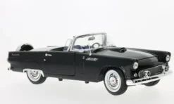 Ford Thunderbird Convertible, schwarz, 1956, 1:18, Motormax