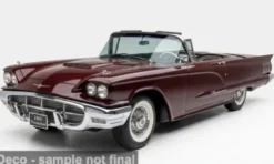 Ford Thunderbird, dunkelrot, 1960, 1:18, Sun Star