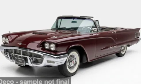 Ford Thunderbird, dunkelrot, 1960, 1:18, Sun Star