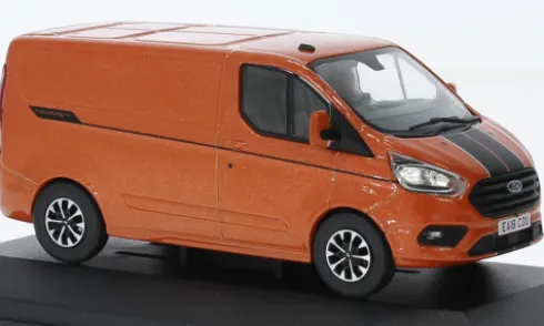 Ford Transit Custom Sport, orange/schwarz, 1:43, Vanguards
