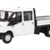 Ford Transit Double Cab Pickup, weiss, 1:76, Oxford