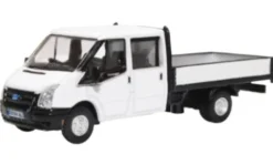 Ford Transit Double Cab Pickup, weiss, 1:76, Oxford