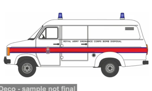 Ford Transit MK II, RAOC Bomb Disposal, 1:76, Oxford