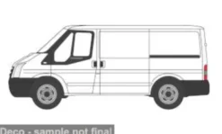 Ford Transit MK 5, weiss, 1:43, Oxford