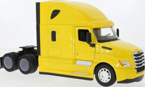 Freightliner Cascadia, gelb, 1:32, Welly