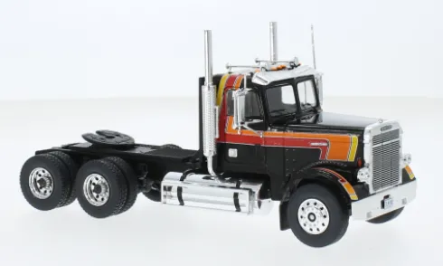 Freightliner FLC 120 64 T, schwarz/Dekor, 1977, 1:43, IXO