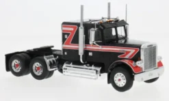 Freightliner FLC 120 64 T, schwarz/rot, 1977, 1:43, IXO