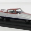 Ghia Streamline X Coupe Gilda, silber/rot, 1955, 1:43, Autocult/Avenue 43