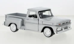 GMC C-1000 Fenderside, silber, 1966, 1:24, Motormax