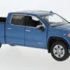 GMC Sierra 1500 Denali Crew Cab, blau, 2019, 1:24, Motormax