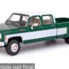 GMC Sierra Grande 3500 Crew Cab Dually, grün/weiss, 1973, 1:64, IXO America