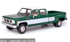 GMC Sierra Grande 3500 Crew Cab Dually, grün/weiss, 1973, 1:64, IXO America
